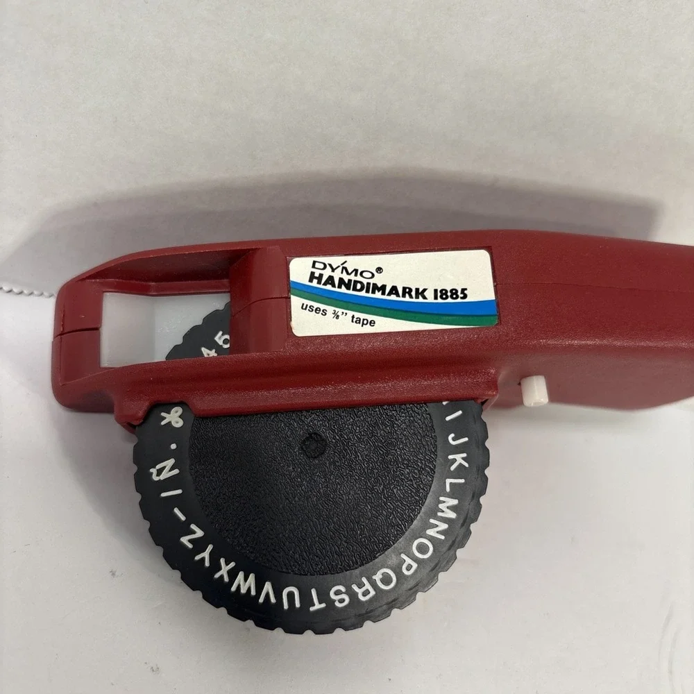 Vintage Dymo HandiMark 1885 Handheld Label Maker – Includes 1 Roll